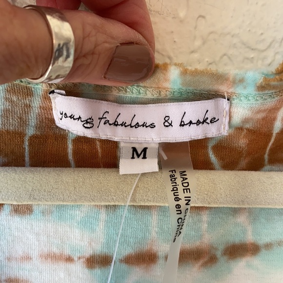 🌊 NEW ‼️ YOUNG FABULOUS & BROKE TYE/DYE BEACH TOP - Picture 8 of 13